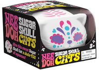 NeeDoh Sugar Skull Cool Cats Squishy Fidget Toy Pink