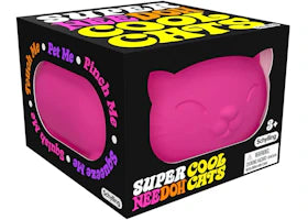 NeeDoh Super Cool Cat Squishy Fidget Toy Pink - vue 360