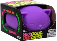 NeeDoh Cool Cat Squishy Fidget Toy Purple