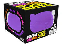 NeeDoh Super Cool Cats Squishy Fidget Toy Purple