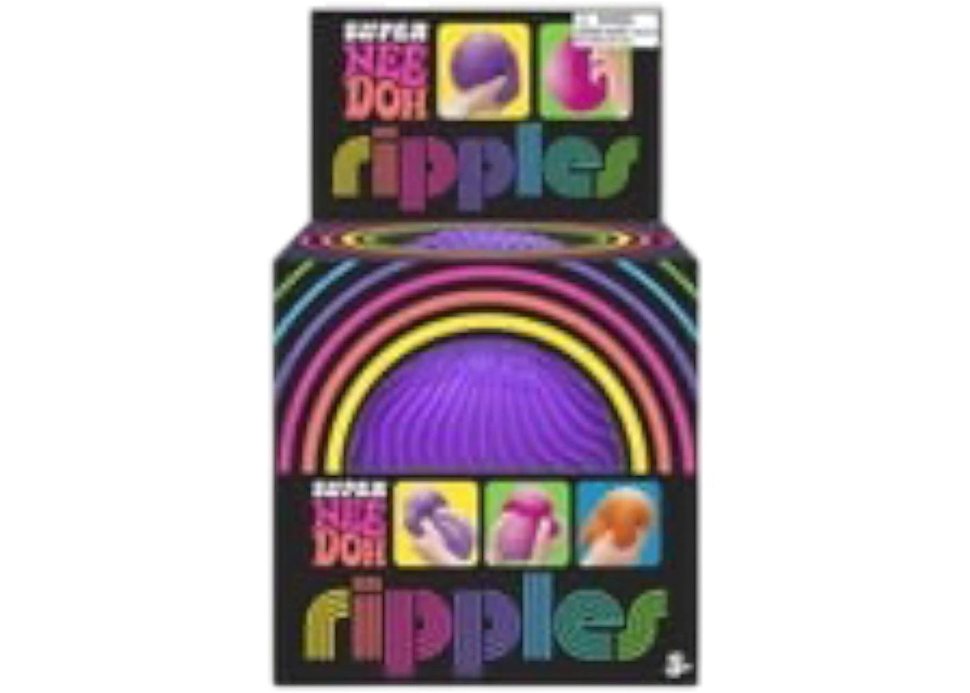 NeeDoh Super Ripples Fidget Ball Purple - vue secondaire A