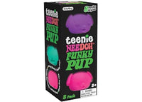 NeeDoh Teenie Funky Pups Squishy Fidget Toy Set of 3 Multicolor