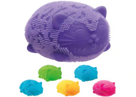 NeeDoh Wild Cats Squishy Fidget Toy Set of 5 Pink/ Orange/ Blue/ Green/ Purple - vue 360