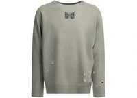 Needles Deconstructed Crewneck Sweatshirt Grey