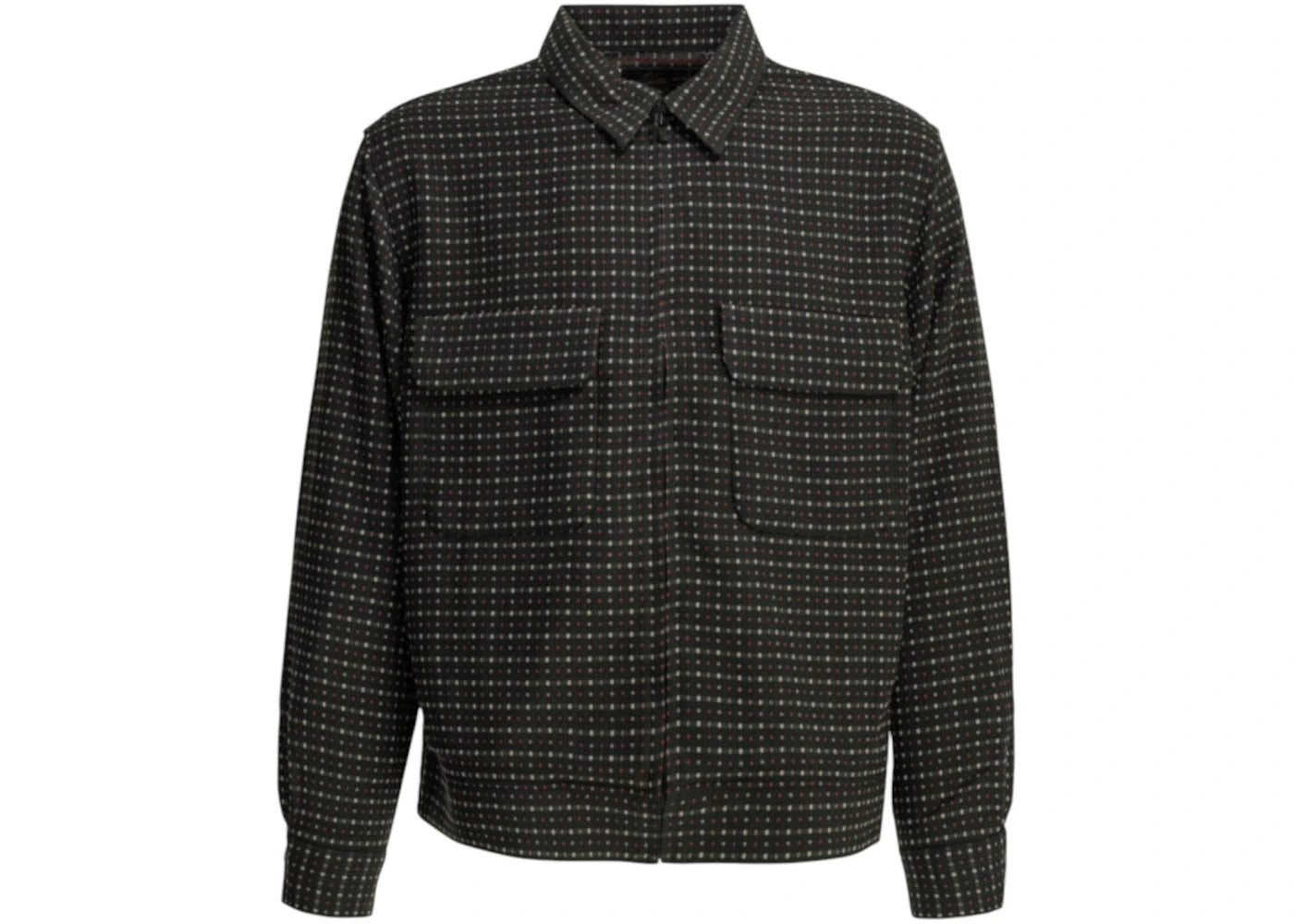 Needles Dobby Square Lightweight Jacket Black - vue secondaire A
