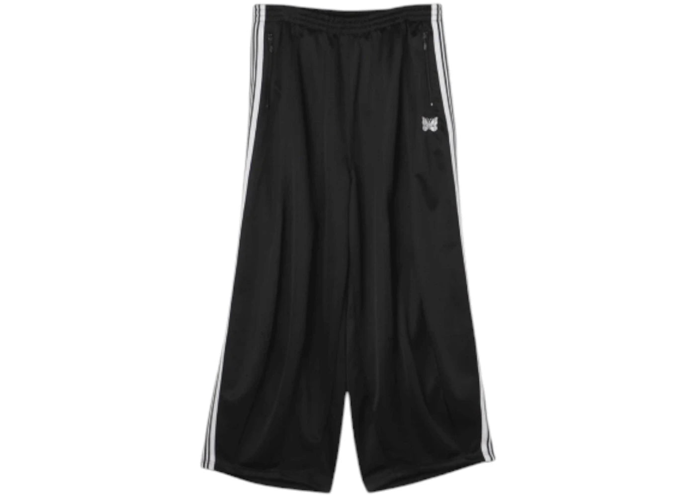 Needles H.D. Track Pants Black/White - vue secondaire A