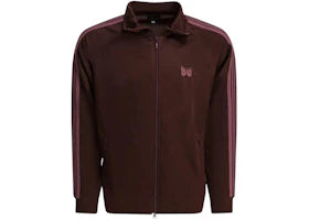 Needles Poly Smooth Zippered Sweatshirt Bordeaux