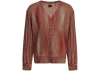 Needles Striped Cardigan Red