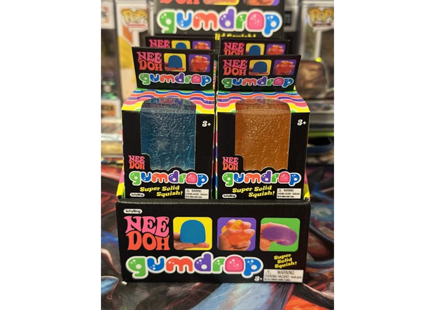 NeeDoh Gum Drop Display Case (12 Needoh Gum Drops) - vue secondaire A