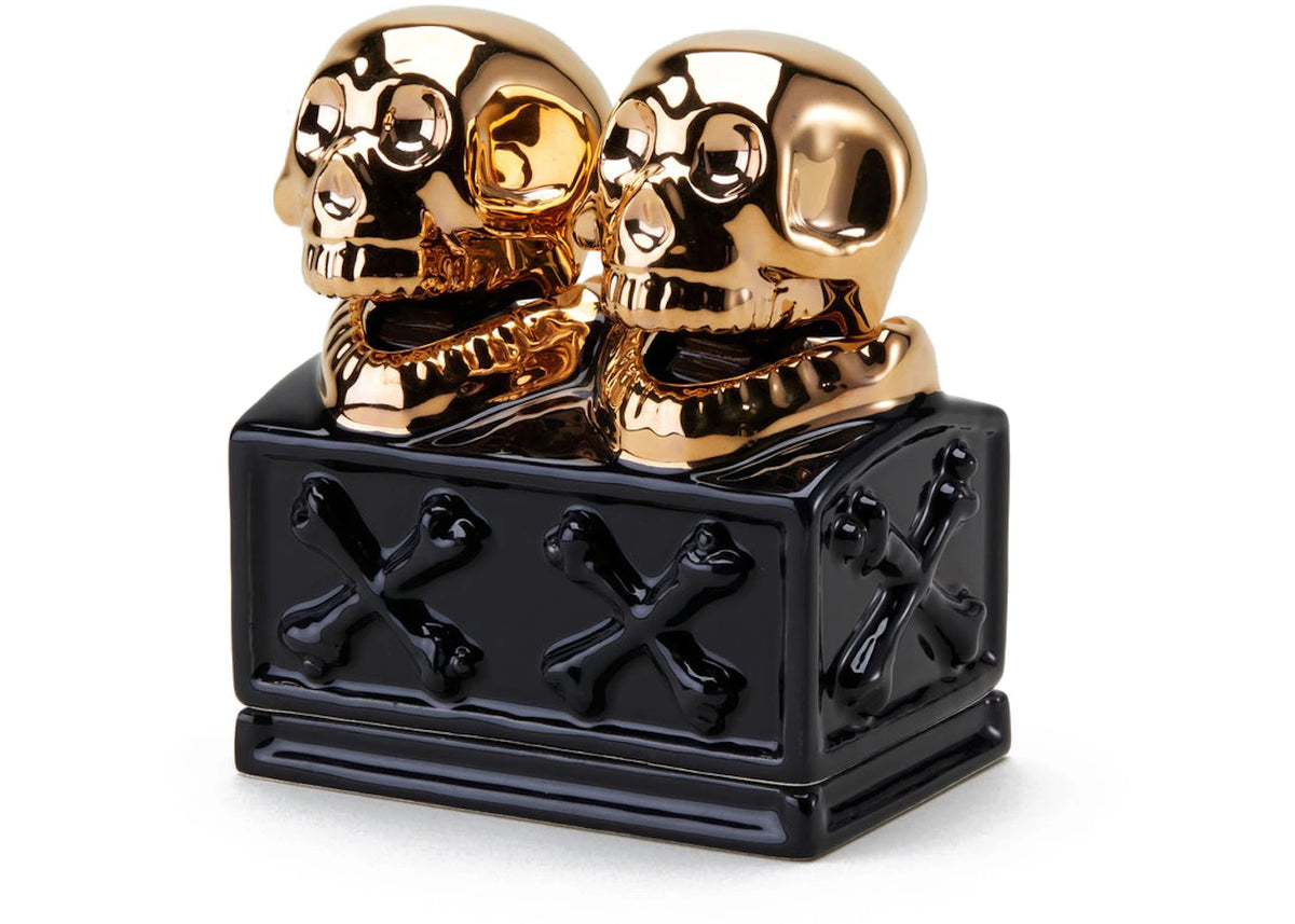 Neighborhood Booze Dual Skull CE-Incence Chamber Black Gold - vue secondaire B