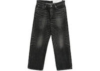 Neighborhood Washed Denim DP Wide Pant Black