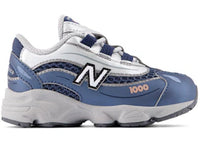 New Balance 1000 Bungee Lace Vintage Indigo Light Silver Metallic (TD)