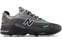 New Balance 1000 Dark Silver Metallic Lime Leaf