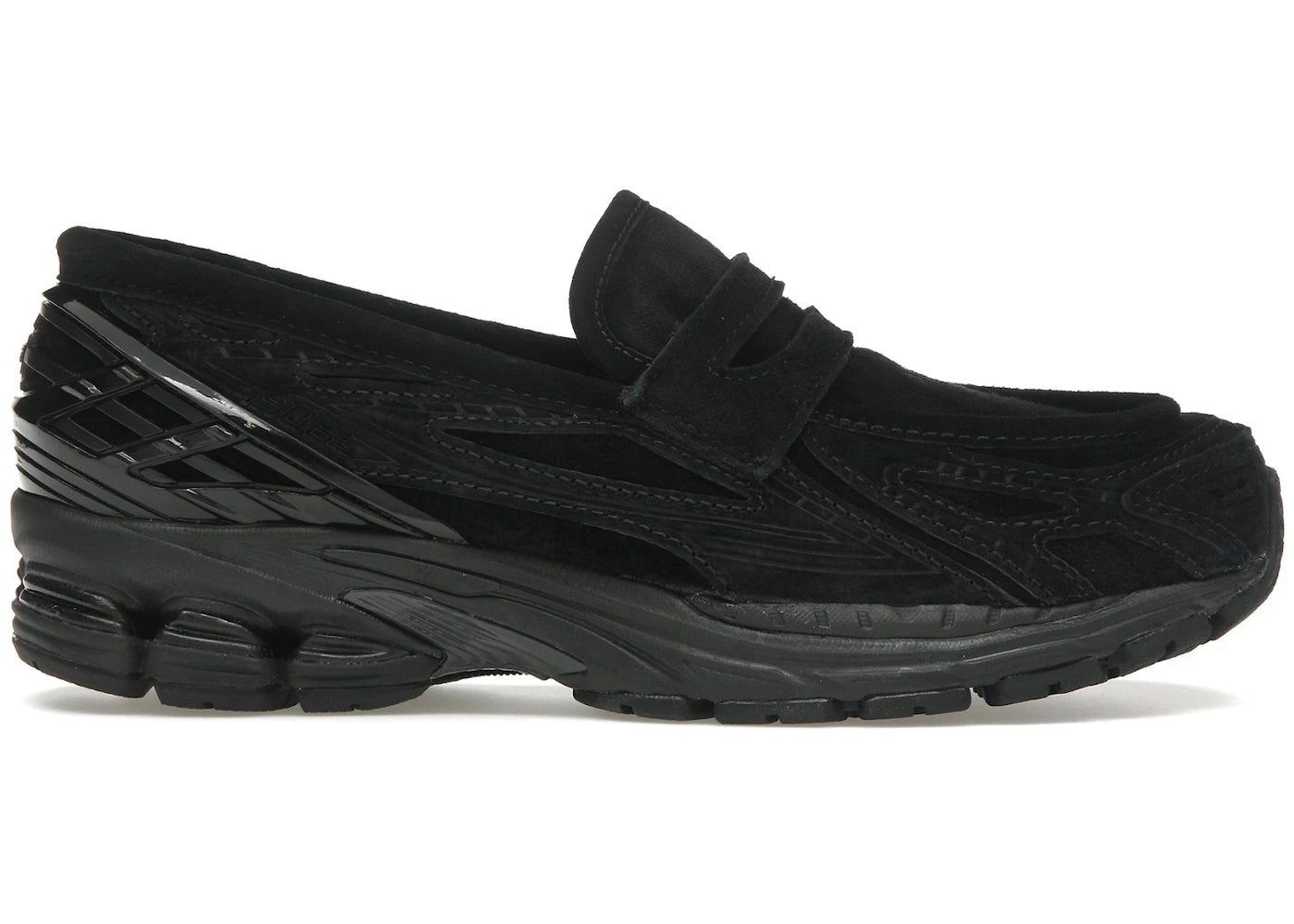 New Balance 1906L Black Suede - vue 360