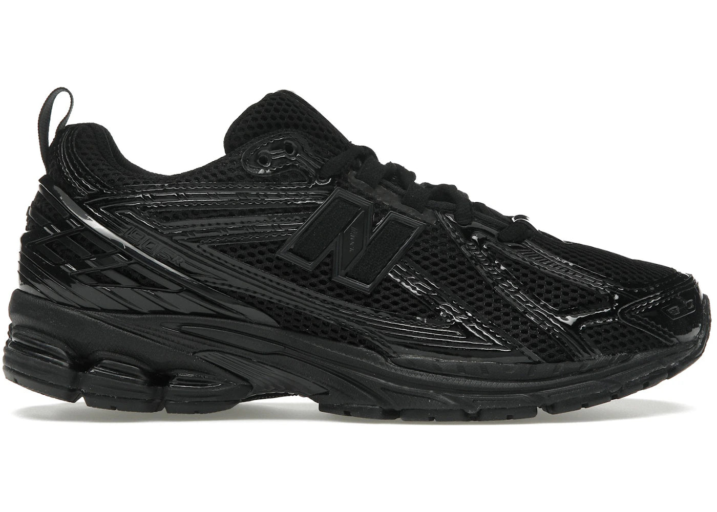 New Balance 1906R Schwarz Lackleder - vue 360