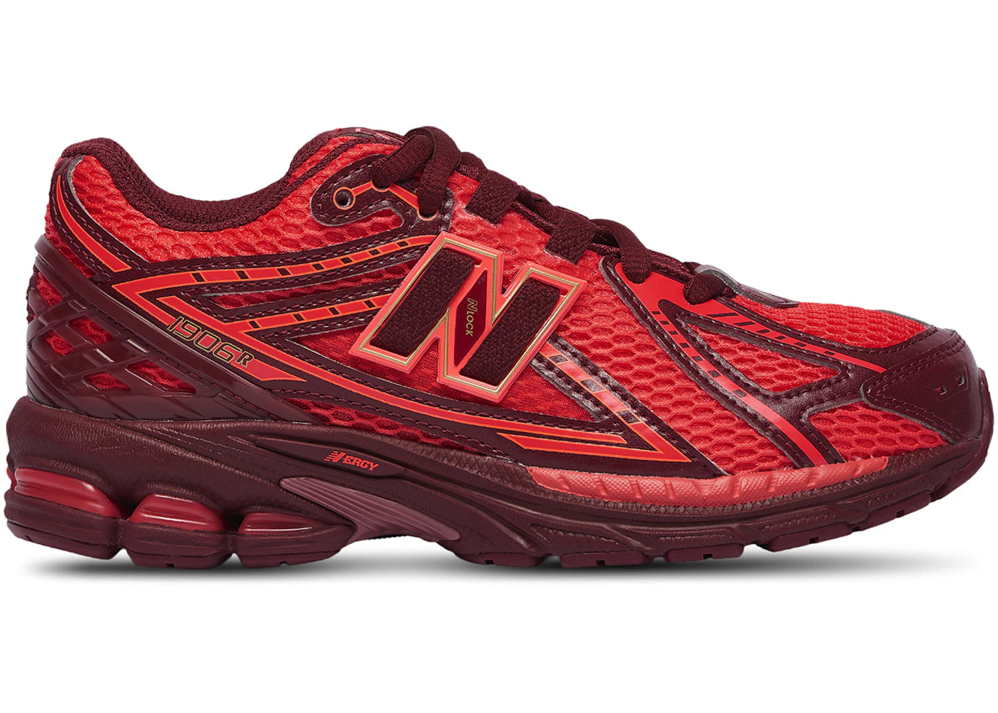 New Balance 1906R Mercury Red Crimson (GS) - vue 360