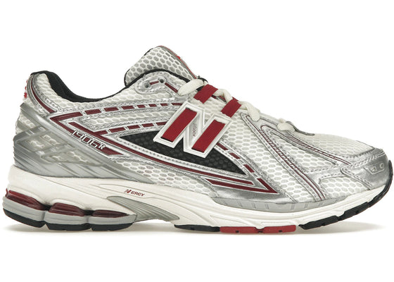 New Balance 1906R Silver Classic Crimson sneakers - authentic streetwear shoes