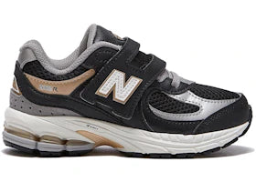 New Balance 2002R Hook & Loop Black Sea Salt Gold (PS) - vue 360