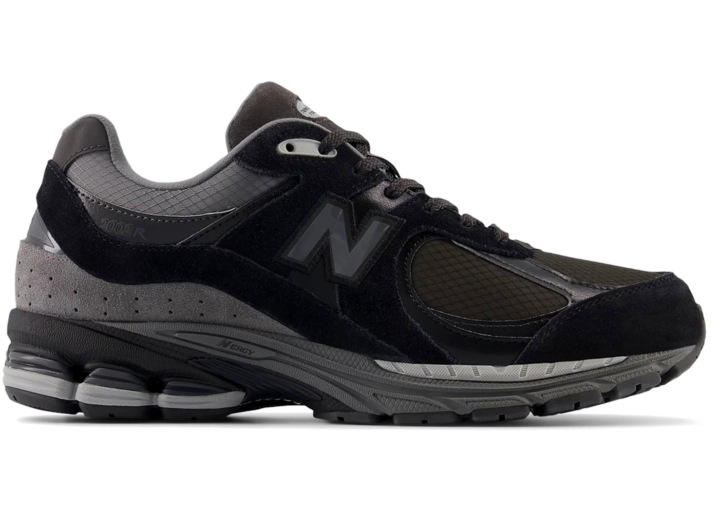 New Balance 2002R Ripstop Black - vue 360