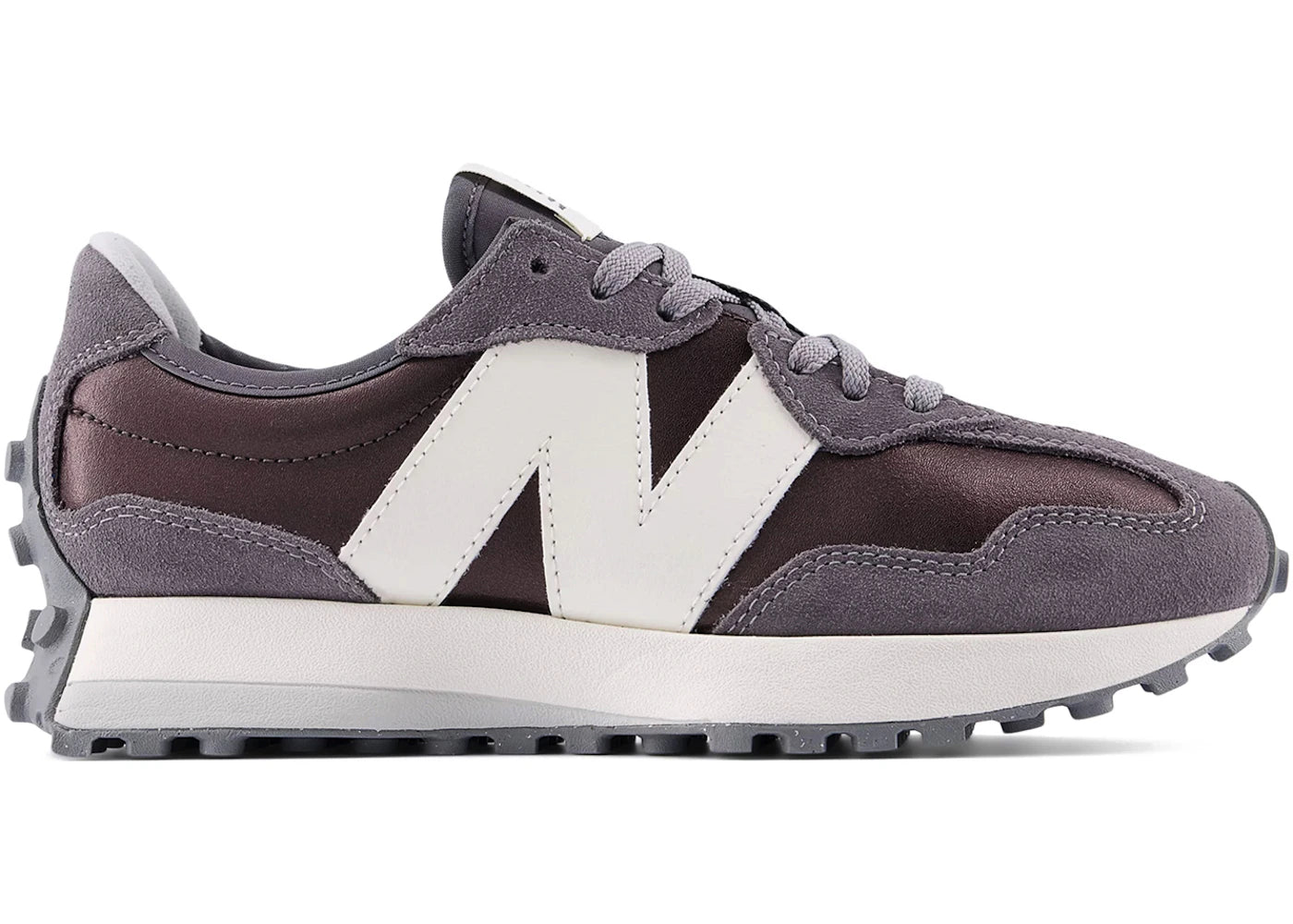 New Balance 327 Black Metallic Castlerock (Women's) - vue 360