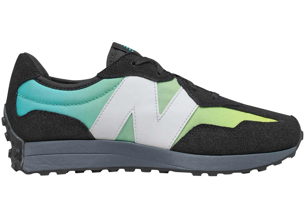 New Balance 327 Black Summer Jade (GS) - vue 360
