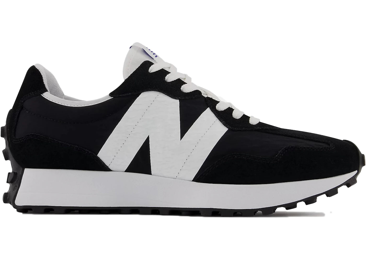 New Balance 327 Black White N - vue 360