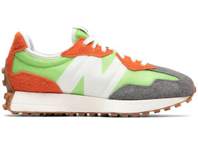 New Balance 327 Lime Green Red Grey - vue 360