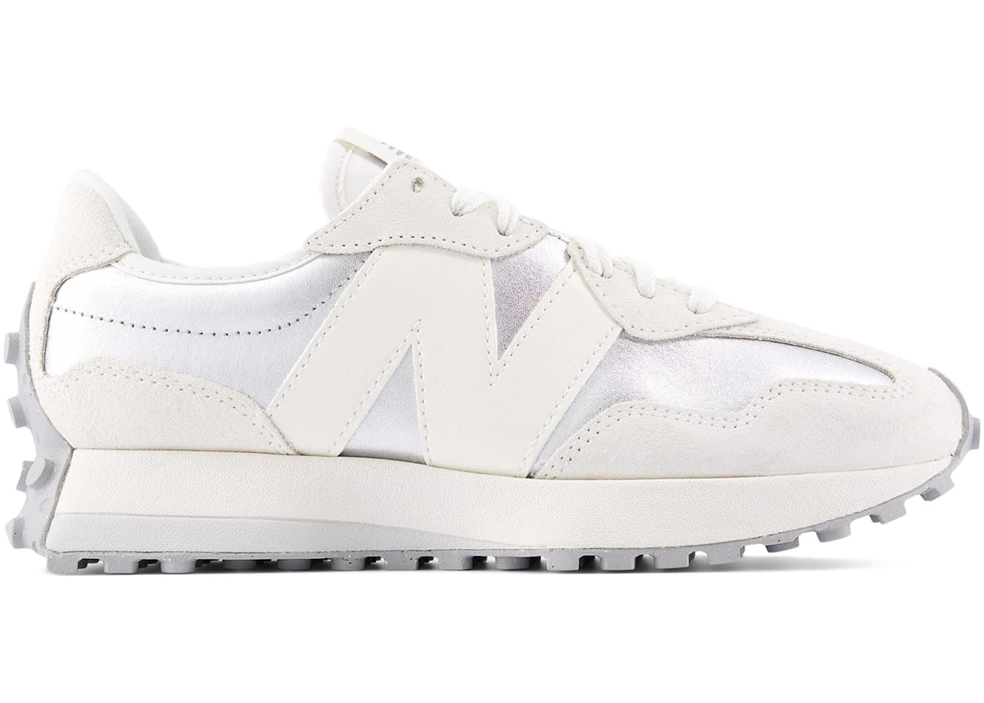 New Balance 327 Silver Metallic Sea Salt (Women's) - vue 360