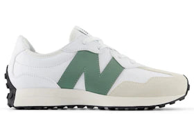 New Balance 327 White Dark Juniper (GS) - vue 360