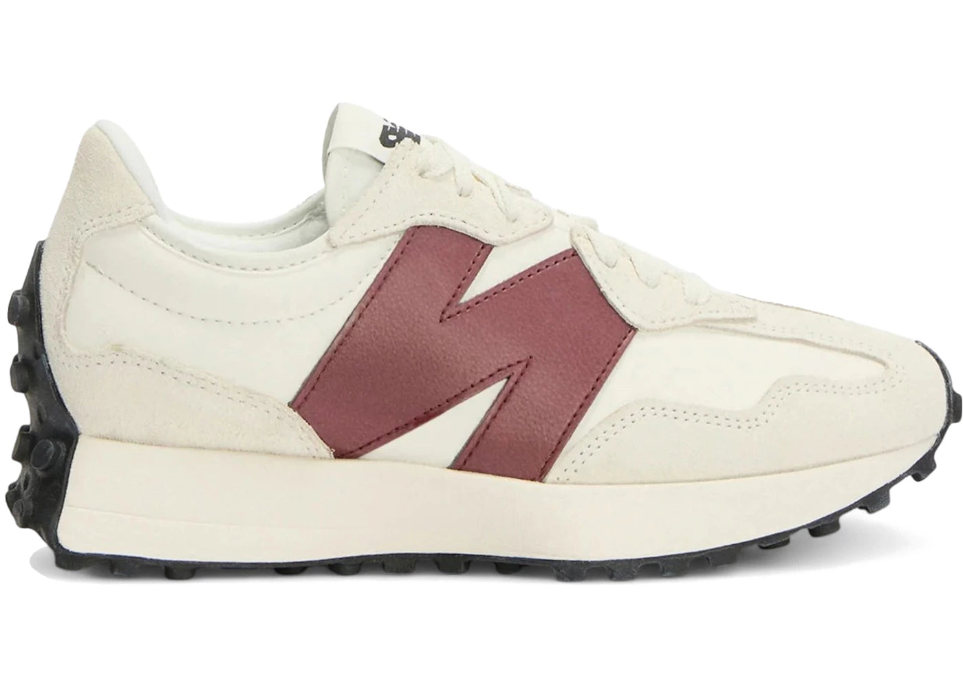 New Balance 327 White Dark Red (Women's) - vue 360