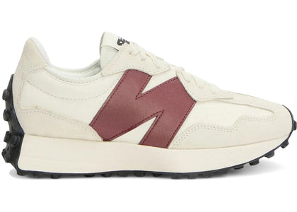 New Balance 327 White Dark Red (Women's) - authentic New Balance sneakers