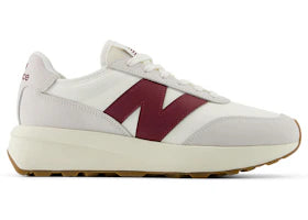New Balance 370 Sea Salt Classic Crimson Gum