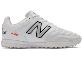 New Balance 442 Pro TF v2 White Black Team Red - vue 360