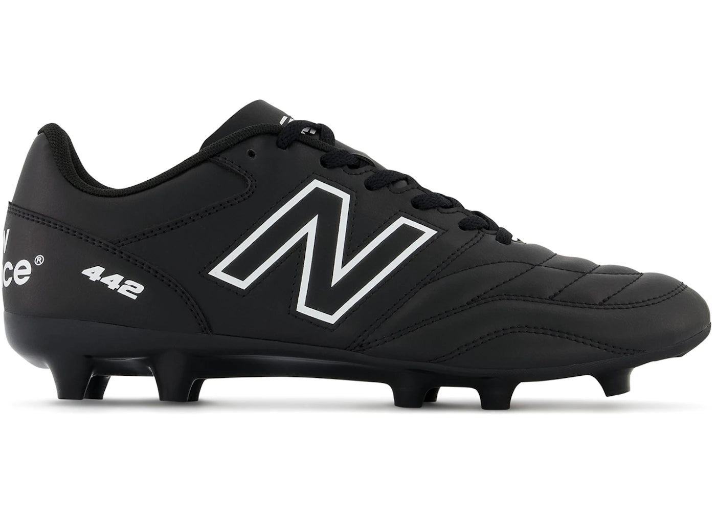 New Balance 442 v2 Academy FG Black White - vue 360