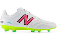 New Balance 442 v2 Team FG White Hi-Lite Neon Pink