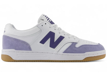 New Balance 480 White Dusk Shower Gum - sneakers view 2