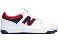 New Balance 480 White Indigo Red
