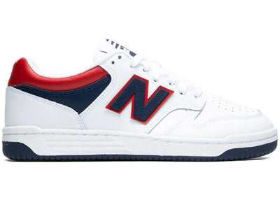 New Balance 480 White Indigo Red
