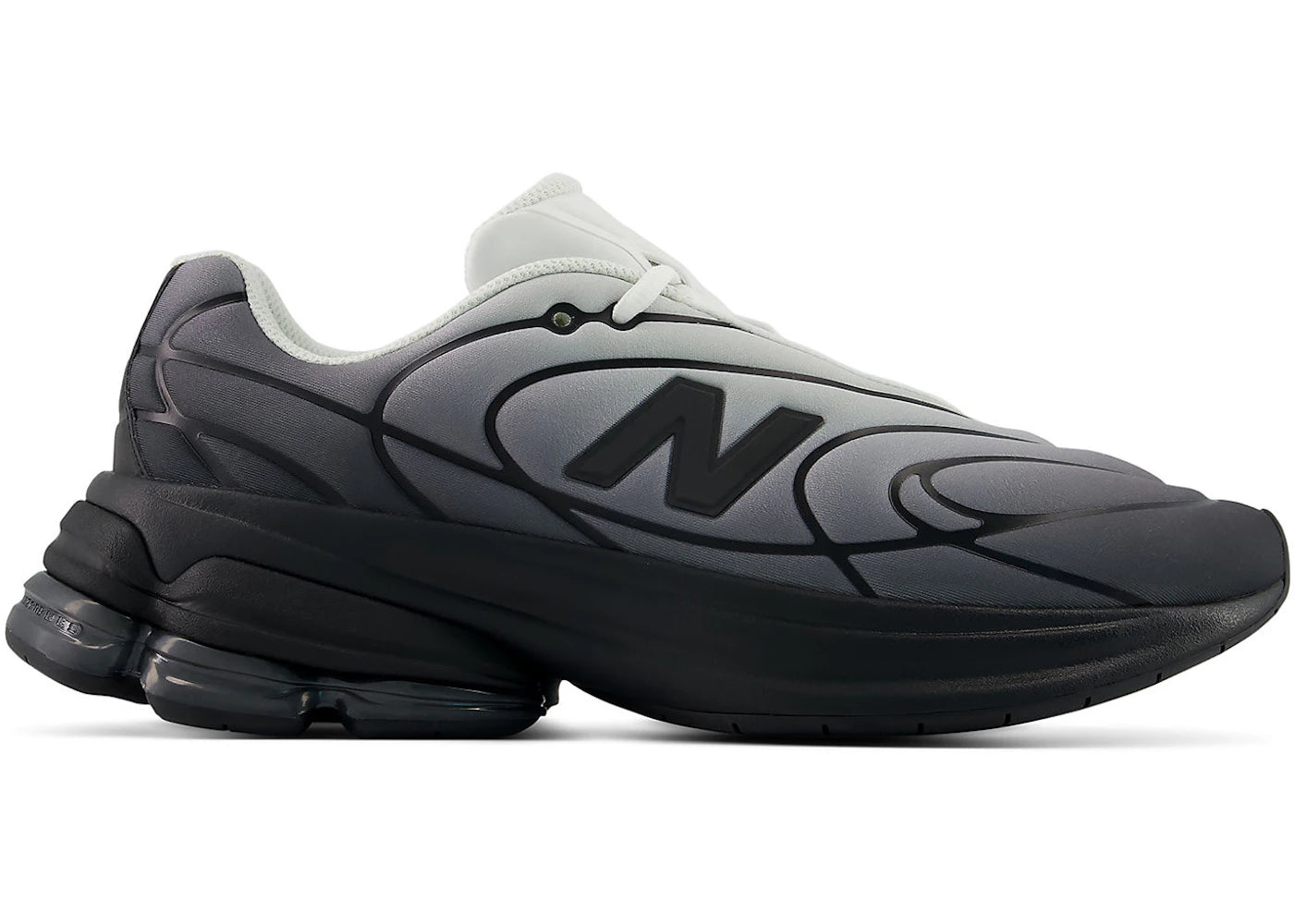 New Balance 5030 Black White Gradient - vue 360