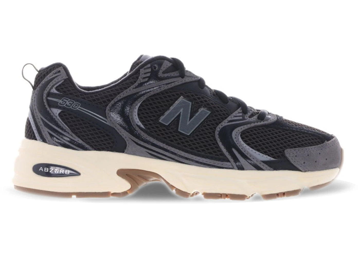 New Balance 530 Black Gum - vue 360