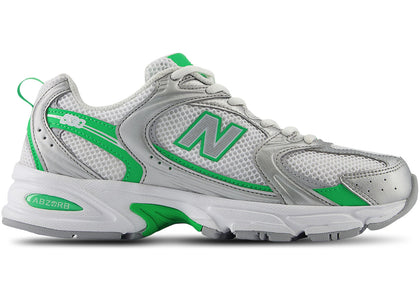 New Balance 530 Green Apple Silver Metallic - authentic New Balance sneakers