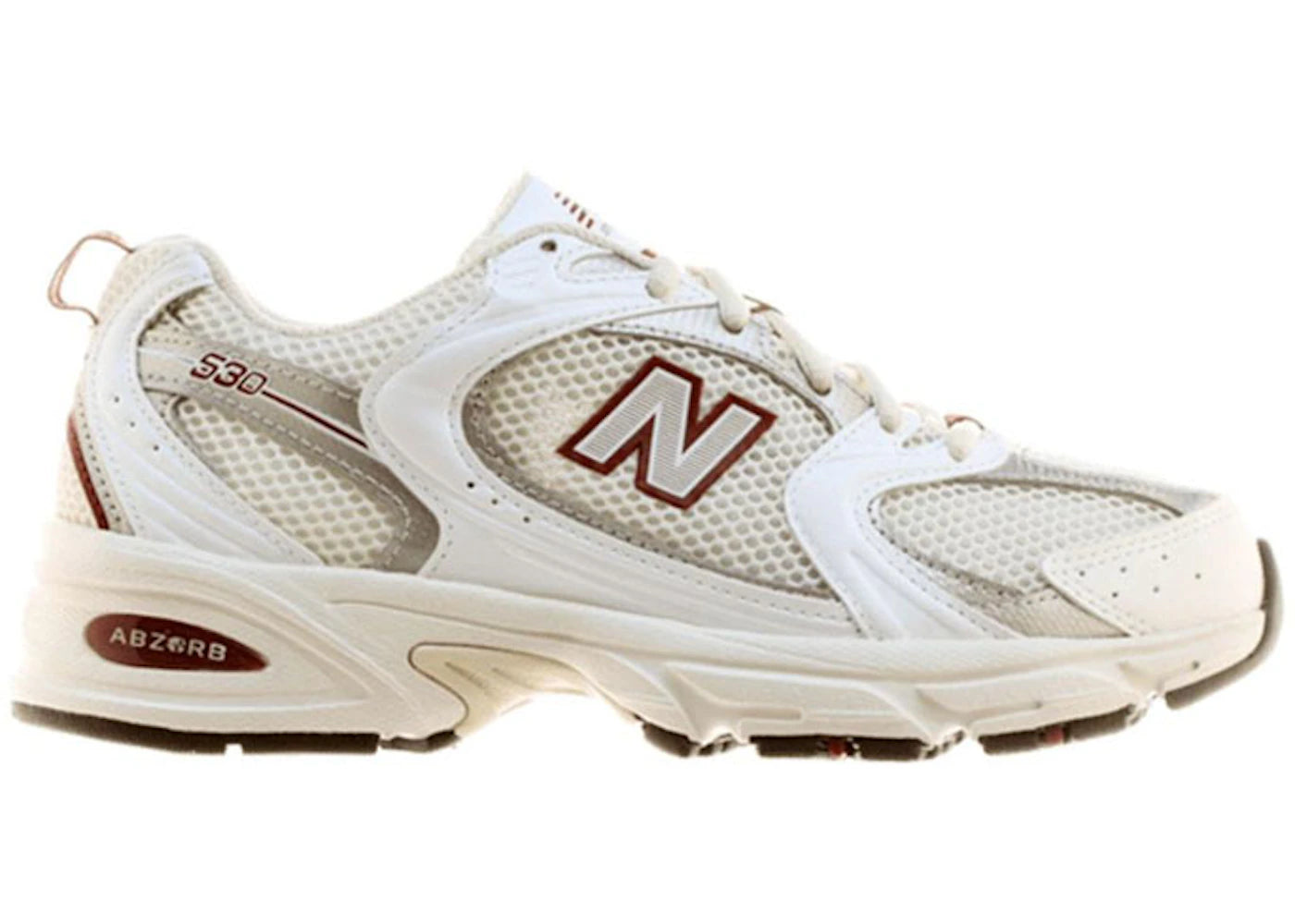 New Balance 530 Sea Salt Mercury Red