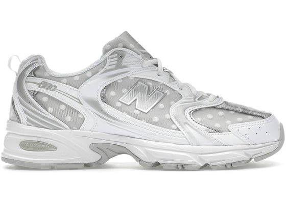 New Balance 530 Silver Metallic Polka Dots sneakers - authentic New Balance shoes