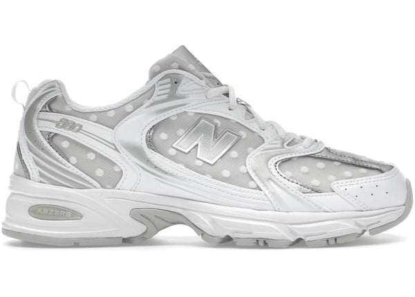 New Balance 530 Silver Metallic Polka Dots sneakers - authentic New Balance shoes