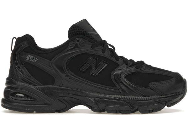 New Balance 530 Triple Black Leather sneakers - authentic New Balance shoes