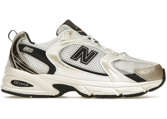 New Balance 530 White Light Gold Metallic sneakers - authentic New Balance shoes