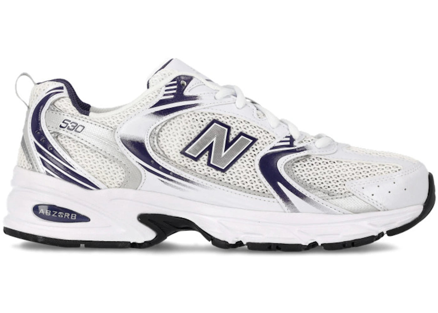 New Balance 530 White Navy - vue secondaire A