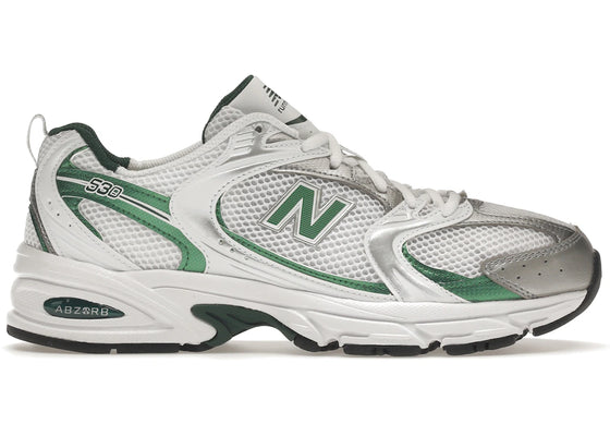 New Balance 530 White Nightwatch Green sneakers - authentic New Balance shoes