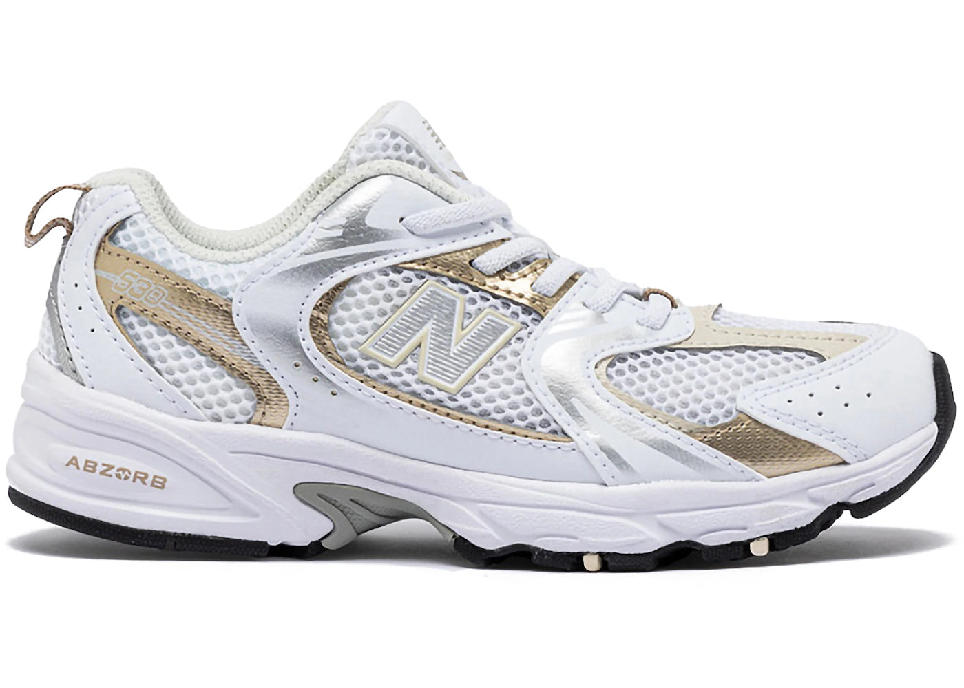 New Balance 530 White Stoneware (PS) - vue 360