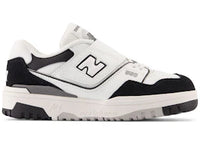 New Balance 550 Bungee Lace White Black Rain Cloud (PS)